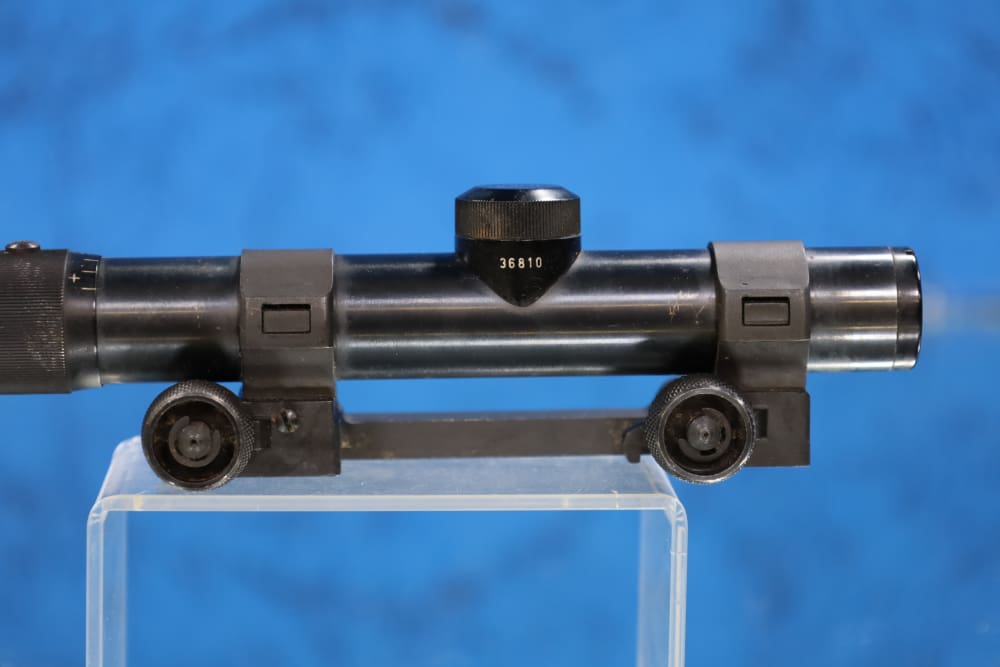 Noris Zf 2.5X18MM #1 RETICLE 22MM TUBE LEATHER SCOPE CAP ANSCHUTZ MOUNT-img-22