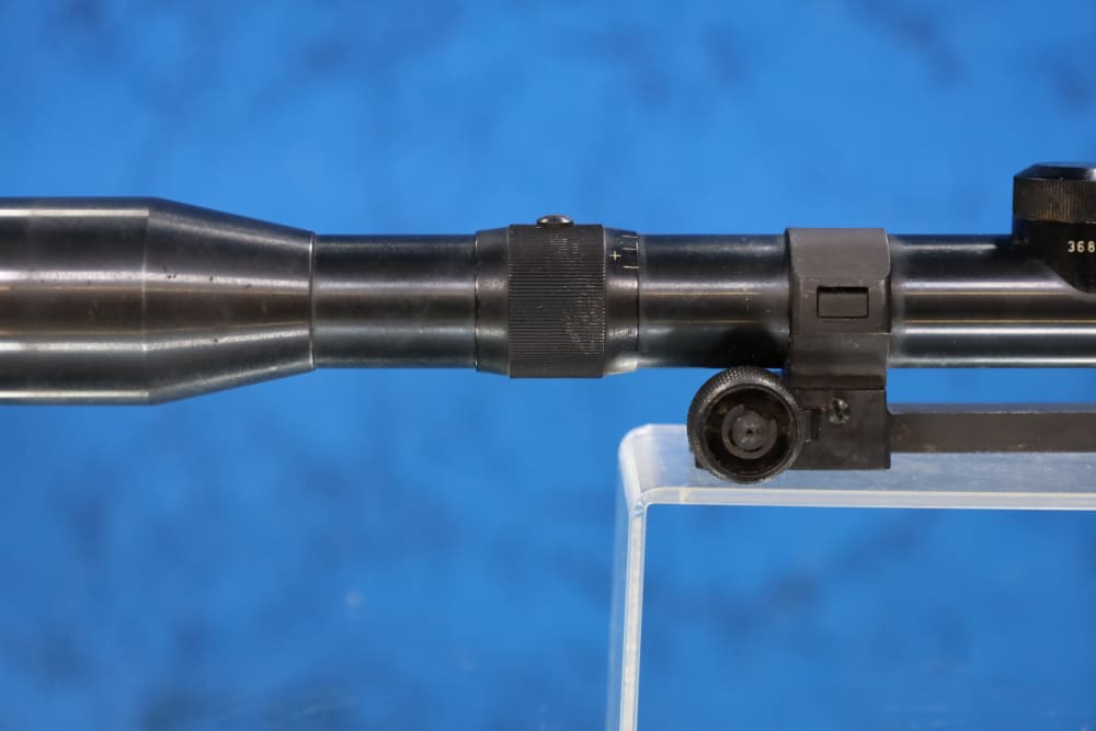 Noris Zf 2.5X18MM #1 RETICLE 22MM TUBE LEATHER SCOPE CAP ANSCHUTZ MOUNT-img-21