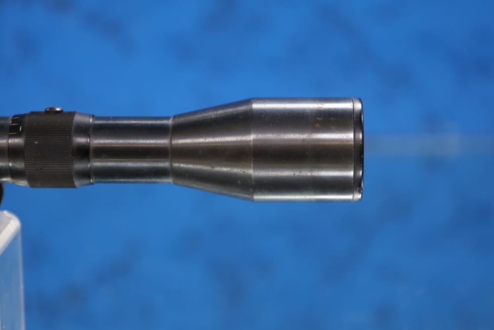 Noris Zf 2.5X18MM #1 RETICLE 22MM TUBE LEATHER SCOPE CAP ANSCHUTZ MOUNT-img-5