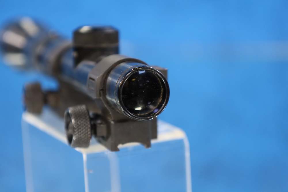 Noris Zf 2.5X18MM #1 RETICLE 22MM TUBE LEATHER SCOPE CAP ANSCHUTZ MOUNT-img-24