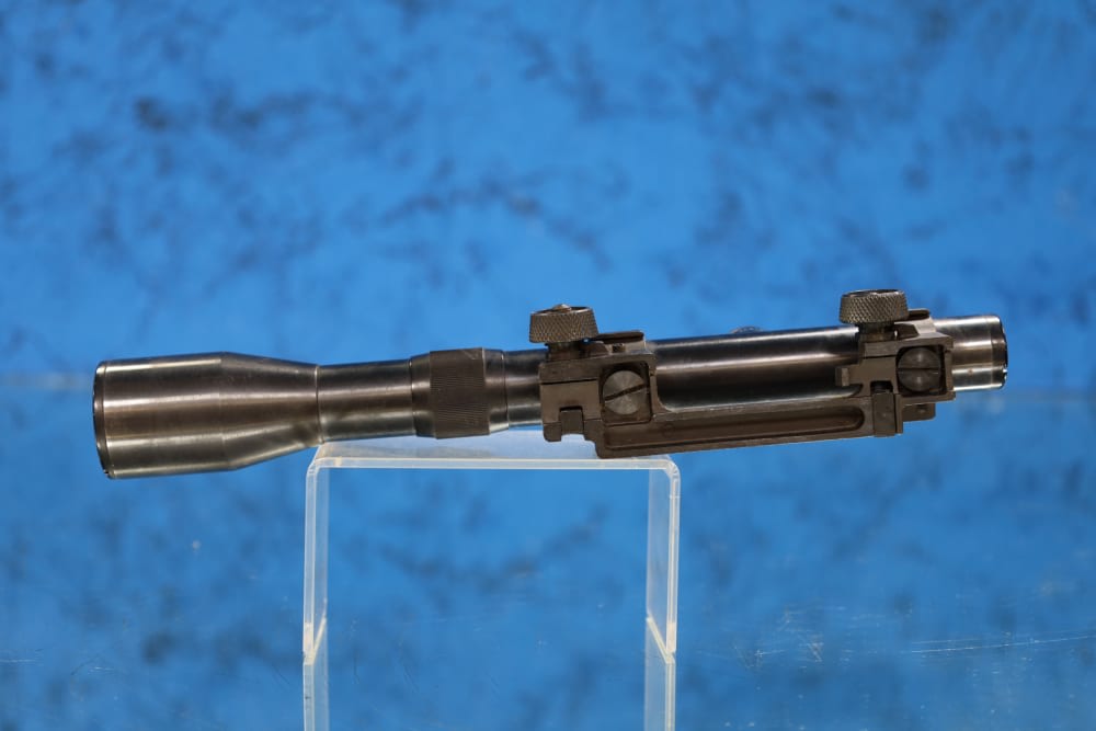 Noris Zf 2.5X18MM #1 RETICLE 22MM TUBE LEATHER SCOPE CAP ANSCHUTZ MOUNT-img-14