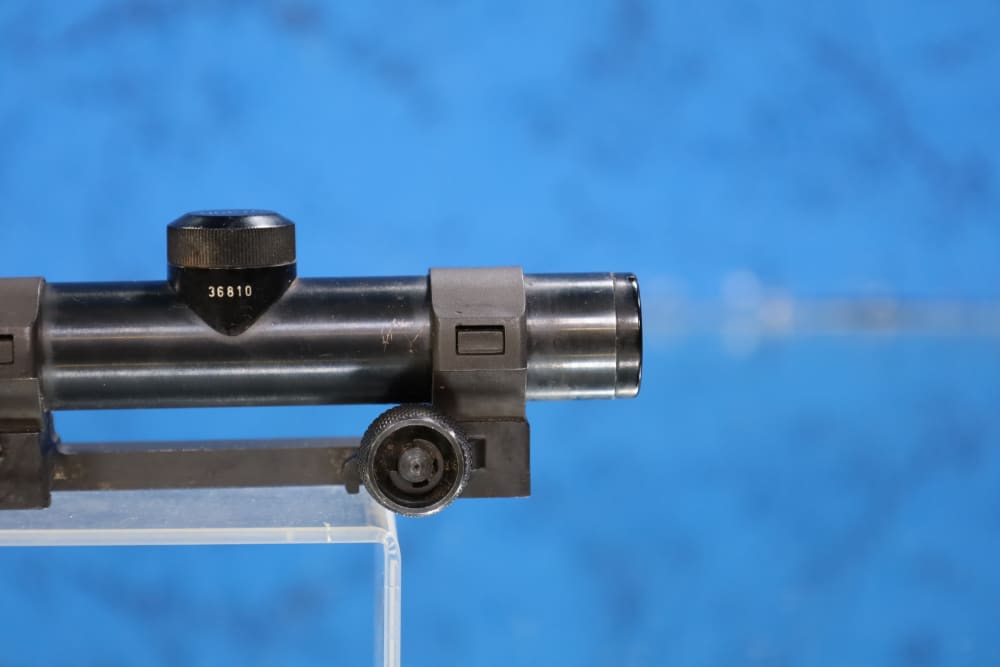 Noris Zf 2.5X18MM #1 RETICLE 22MM TUBE LEATHER SCOPE CAP ANSCHUTZ MOUNT-img-23