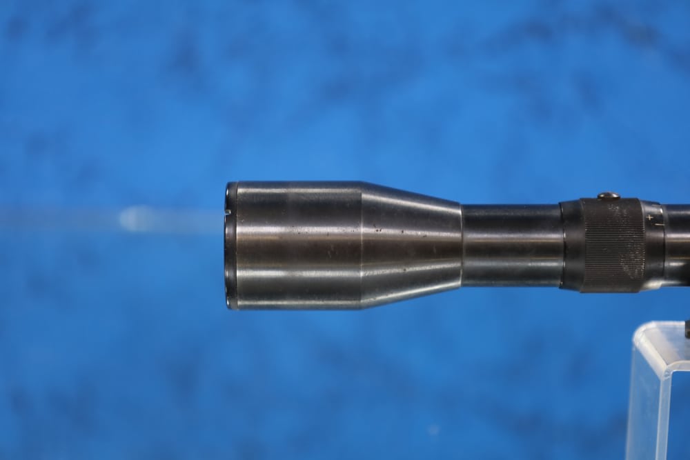 Noris Zf 2.5X18MM #1 RETICLE 22MM TUBE LEATHER SCOPE CAP ANSCHUTZ MOUNT-img-20