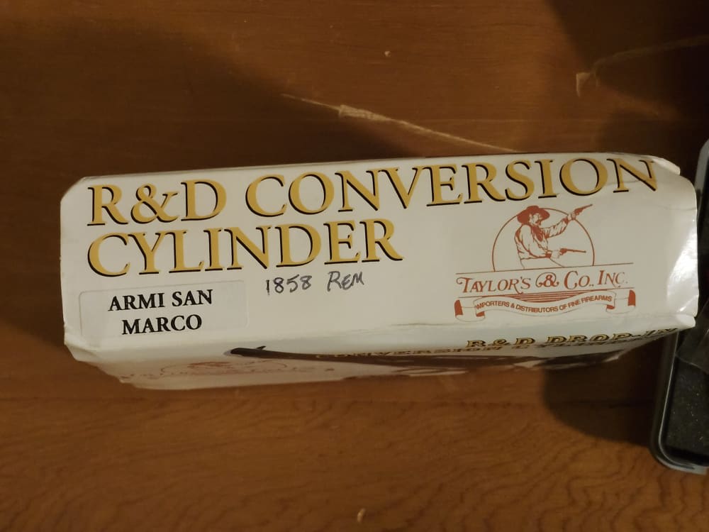 Taylor's Conversion cylinder for 1858 Remington  .44/45LC  LNIB!-img-3
