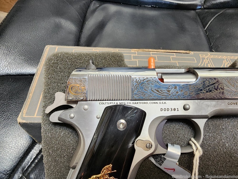 COLT TALO DAY OF THE DEAD 1911 GOVERNMENT .38 SUPER 1/500 LIMITED 5" 70 DOD-img-4