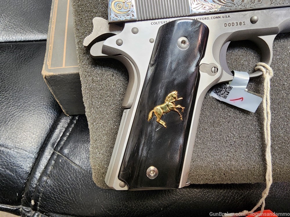 COLT TALO DAY OF THE DEAD 1911 GOVERNMENT .38 SUPER 1/500 LIMITED 5" 70 DOD-img-3