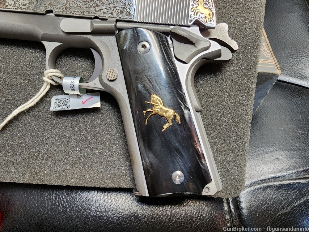 COLT TALO DAY OF THE DEAD 1911 GOVERNMENT .38 SUPER 1/500 LIMITED 5" 70 DOD-img-7