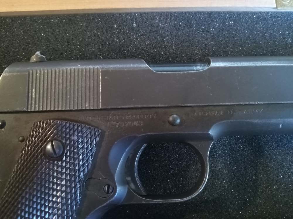 WWII Colt 1911 Navy Pistol -img-2