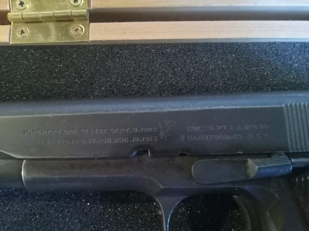 WWII Colt 1911 Navy Pistol -img-1