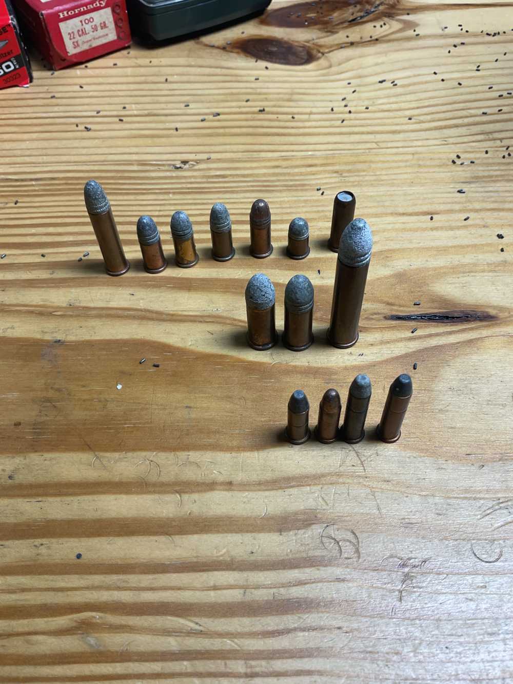 Collection of Vintage rimfire ammo 25, 32, and 38-img-0