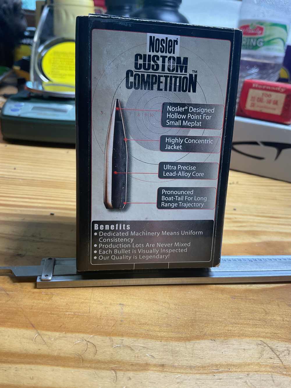 100 Nosler Custom Competition 22 cal 52 gr HPBT bullets-img-3