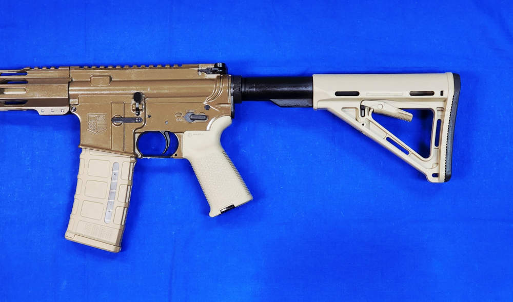 DIAMONDBACK DB15 5.56 NATO 16" BURNT BRONZE W/ FDE FURNITURE - EXCELLENT-img-4