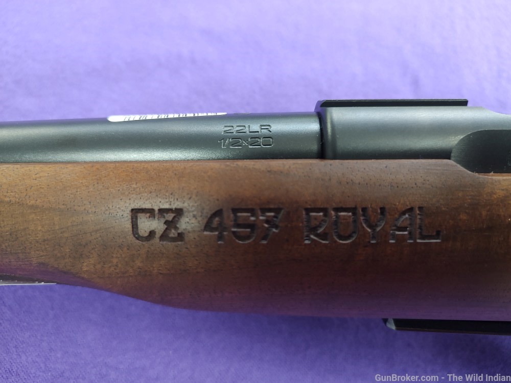 CZ-USA 02373 CZ 457 Royal Full Size 22 LR 5+1 20.50" Black Nitride Black Ni-img-1