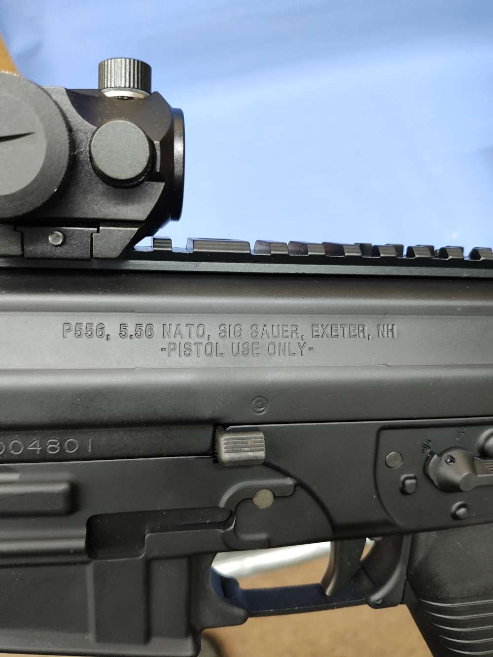 Sig P556 Pistol in 5.56mm With Sig STS-081 Red Dot 30 Round-img-9