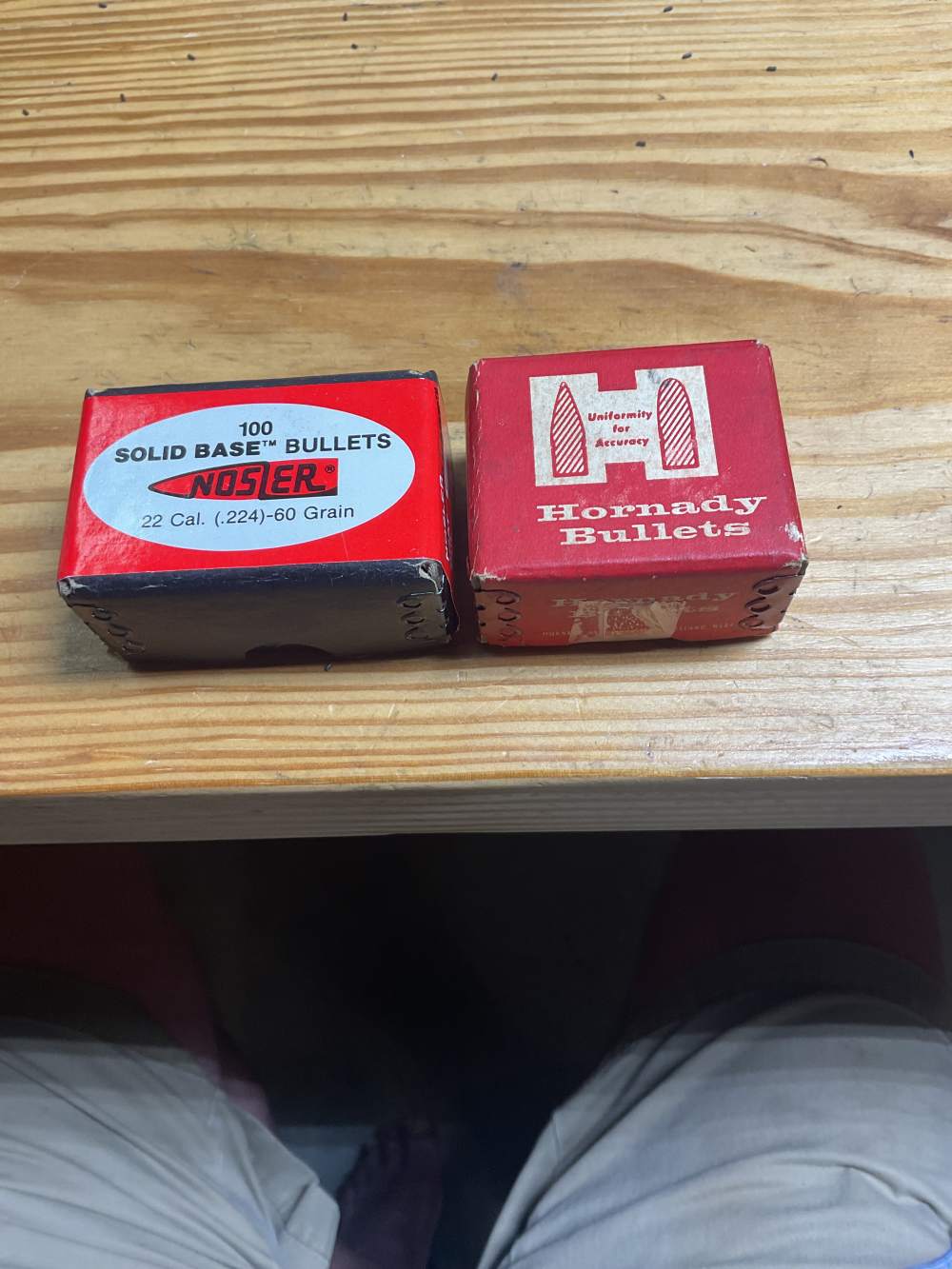 Two 100 ct boxes of 22 cal bullets Hornady 50 gr and Nosler 60 gr-img-2