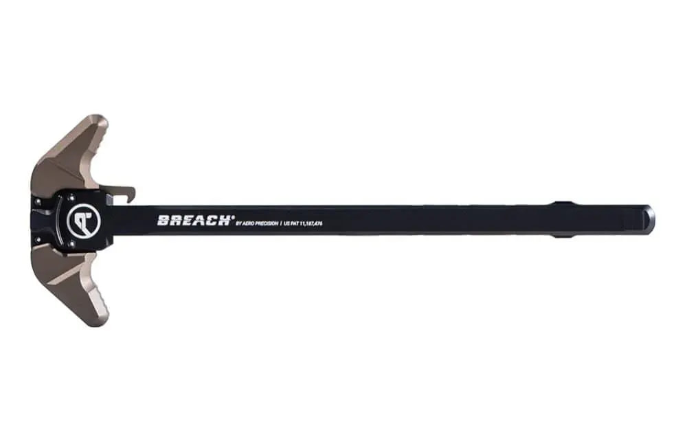 Aero Precision AR10 BREACH Ambi Charging Handle  Large Lever Kodiak Brown-img-0