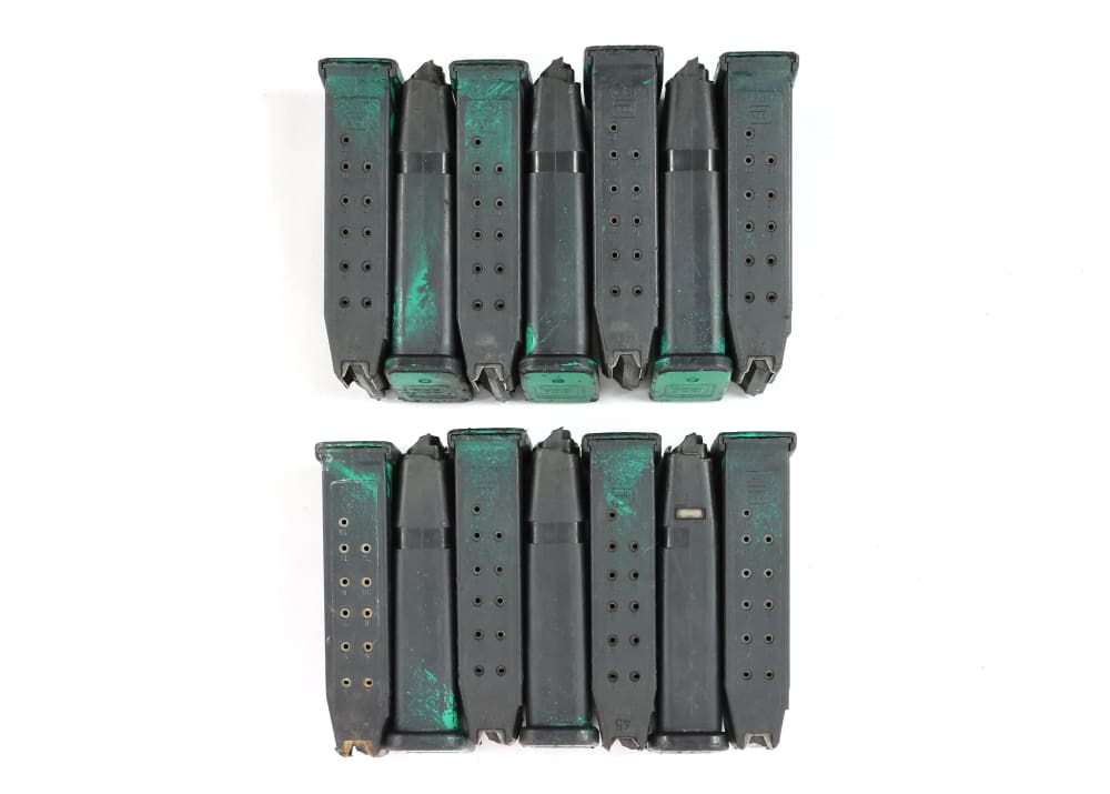 Factory Glock Magazines, G21 Gen 4, 13 Round, Lot of 14-img-0