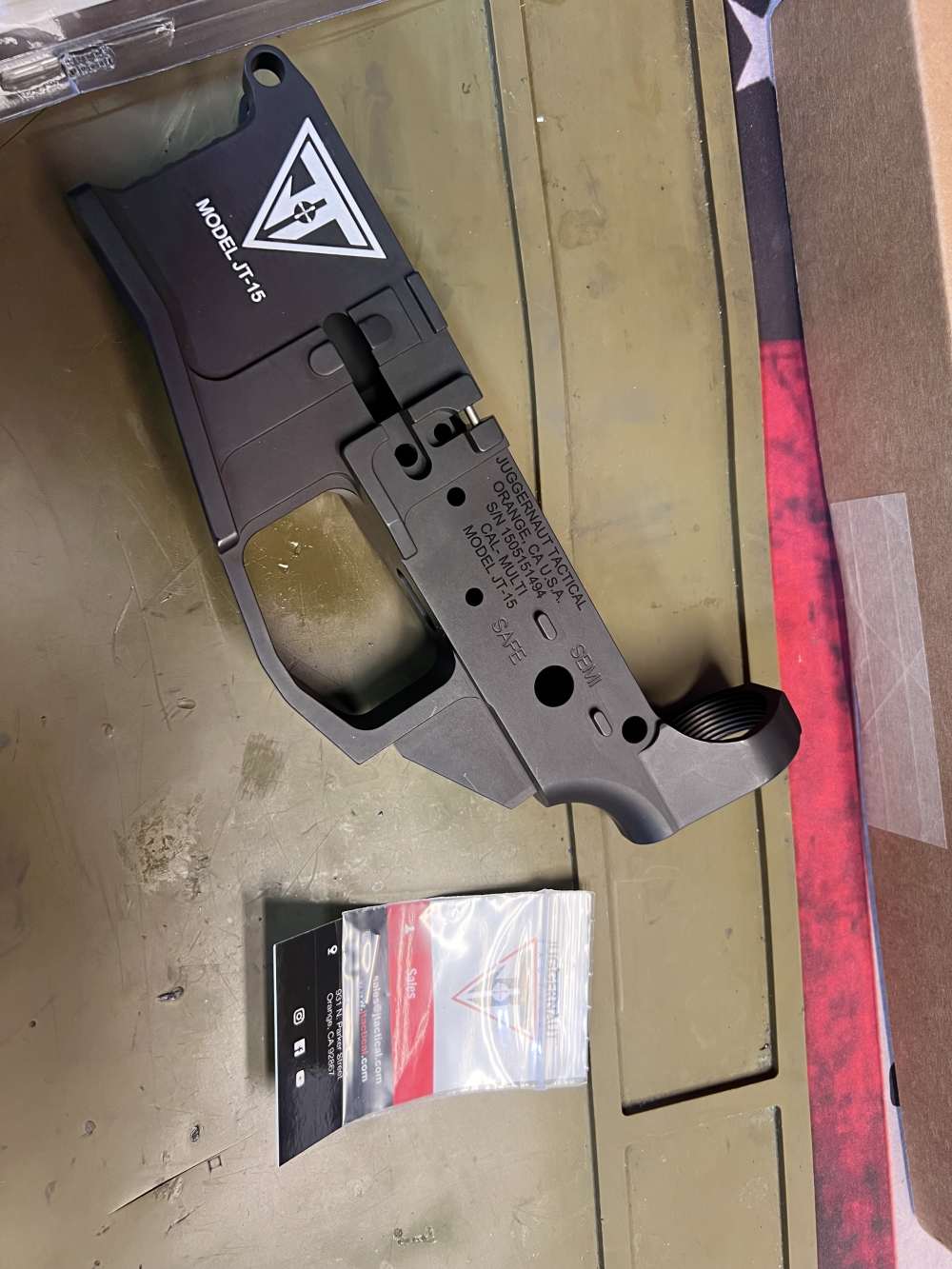 LOWER RECIEVER (Multi) JT-15, BCM MK2 MOD1 T1 -CWRAY-img-37