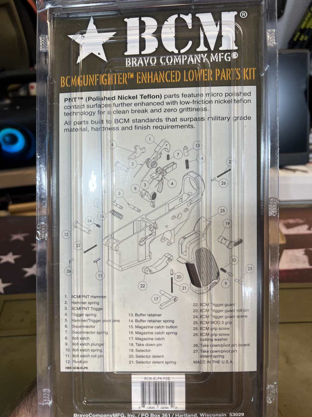 LOWER RECIEVER (Multi) JT-15, BCM MK2 MOD1 T1 -CWRAY-img-39
