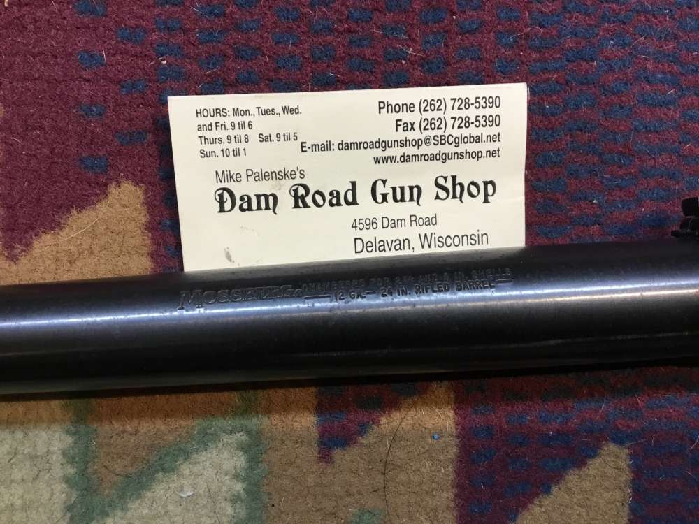 Mossberg 500 12ga. 3” 24” Rifle Sight Fully Rifled Deer Barrel ONLY-img-1