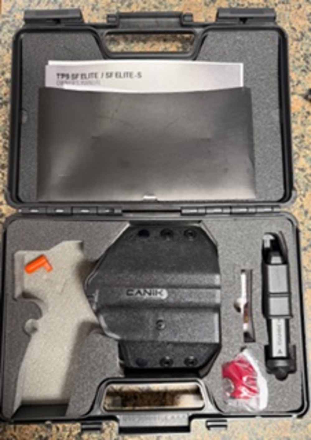 CANIK  MODEL TP9SF ELITE 9MM TUNGSTON SLIDE-img-2