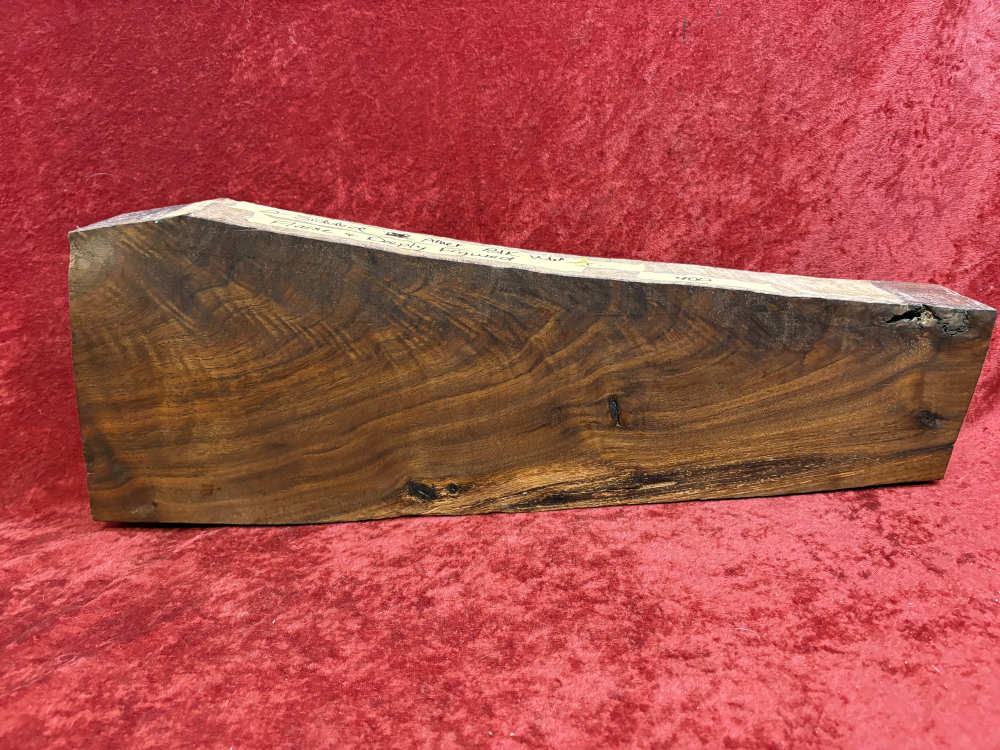 American Black Walnut Stock Blank - Beautiful Figure & Flame (A27)-img-1