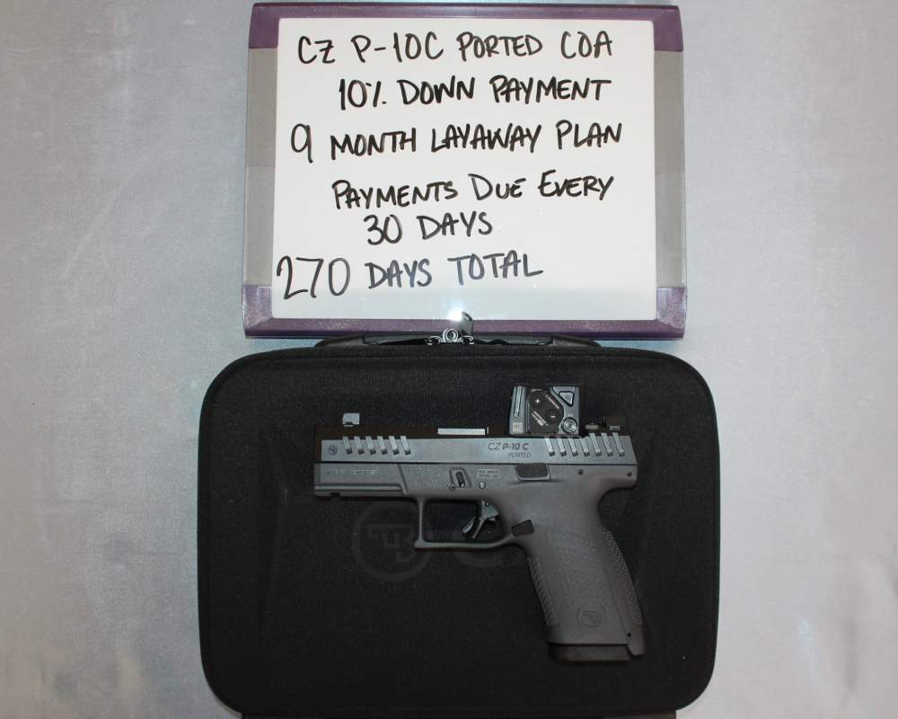 CZ P-10C Ported COA Red Dot 9MM 4" Barrel, LAYAWAY AVAILABLE!-img-0