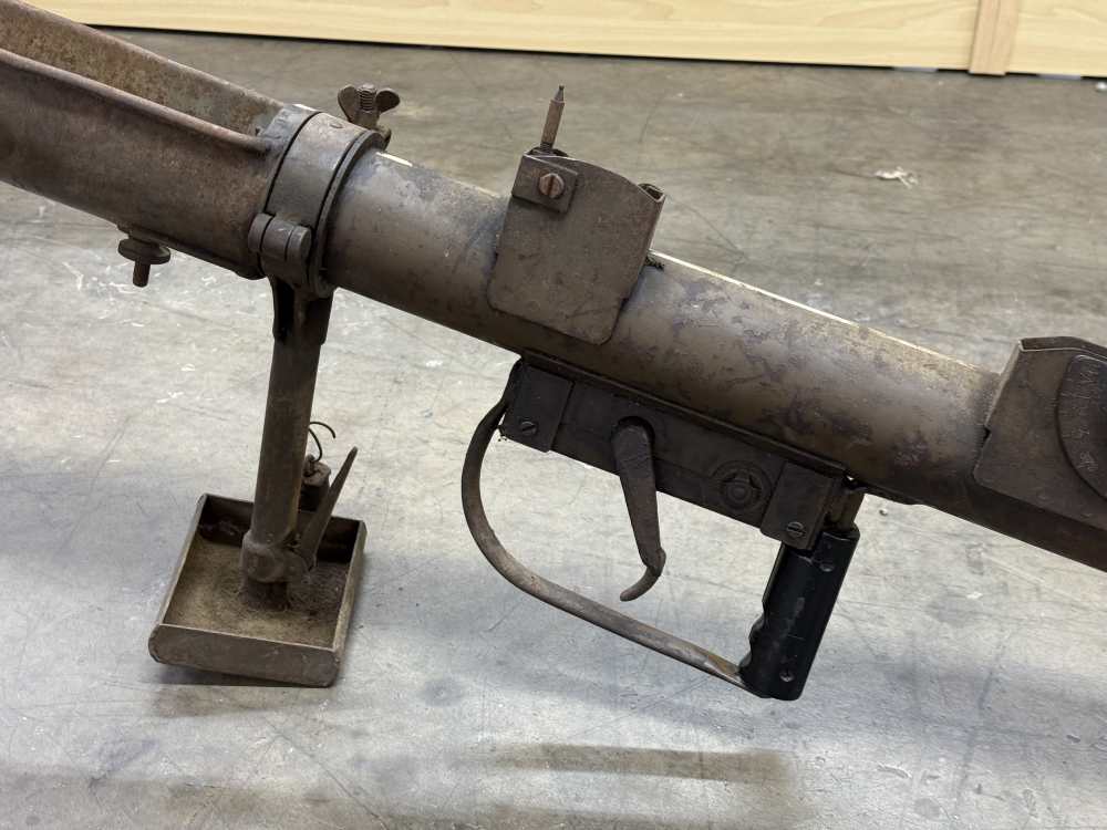 Demilled WW2 British PIAT with Monopod Spring Loaded Rocket Launcher -img-2