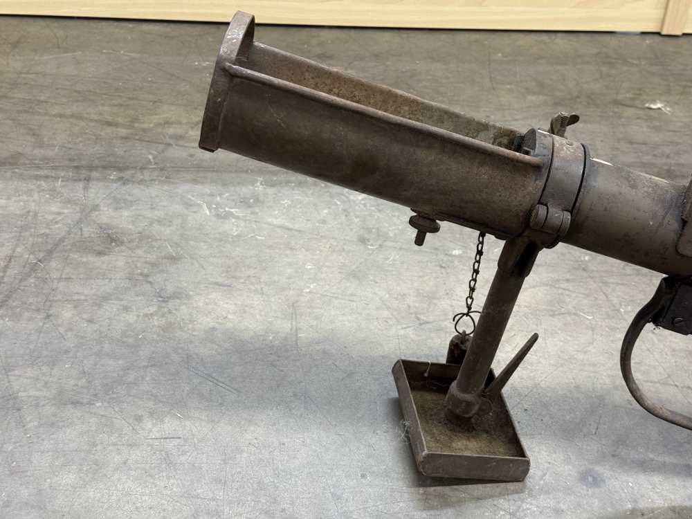 Demilled WW2 British PIAT with Monopod Spring Loaded Rocket Launcher -img-1