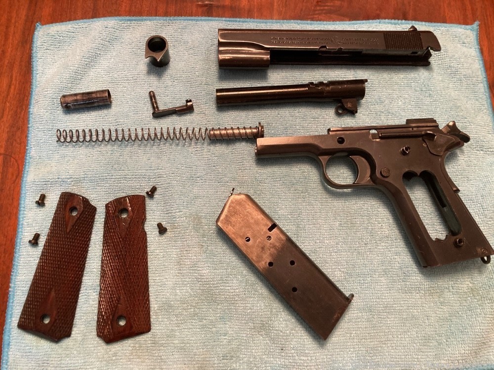 Colt Model of 1911 .45 Pistol 1919 WW1 Original High Condition Colt Letter-img-23