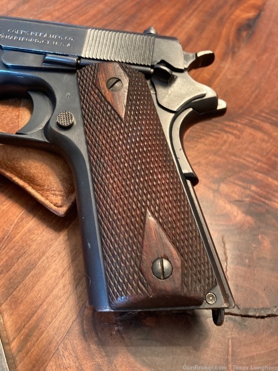 Colt Model of 1911 .45 Pistol 1919 WW1 Original High Condition Colt Letter-img-1