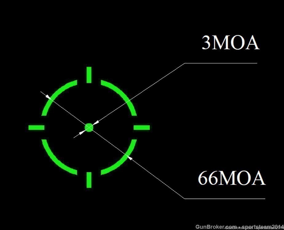 RD3-021NUWA PRO SHAKE AWAKE GREEN Dot For Canik Mete MC9, SW Equalizer 9mm -img-1