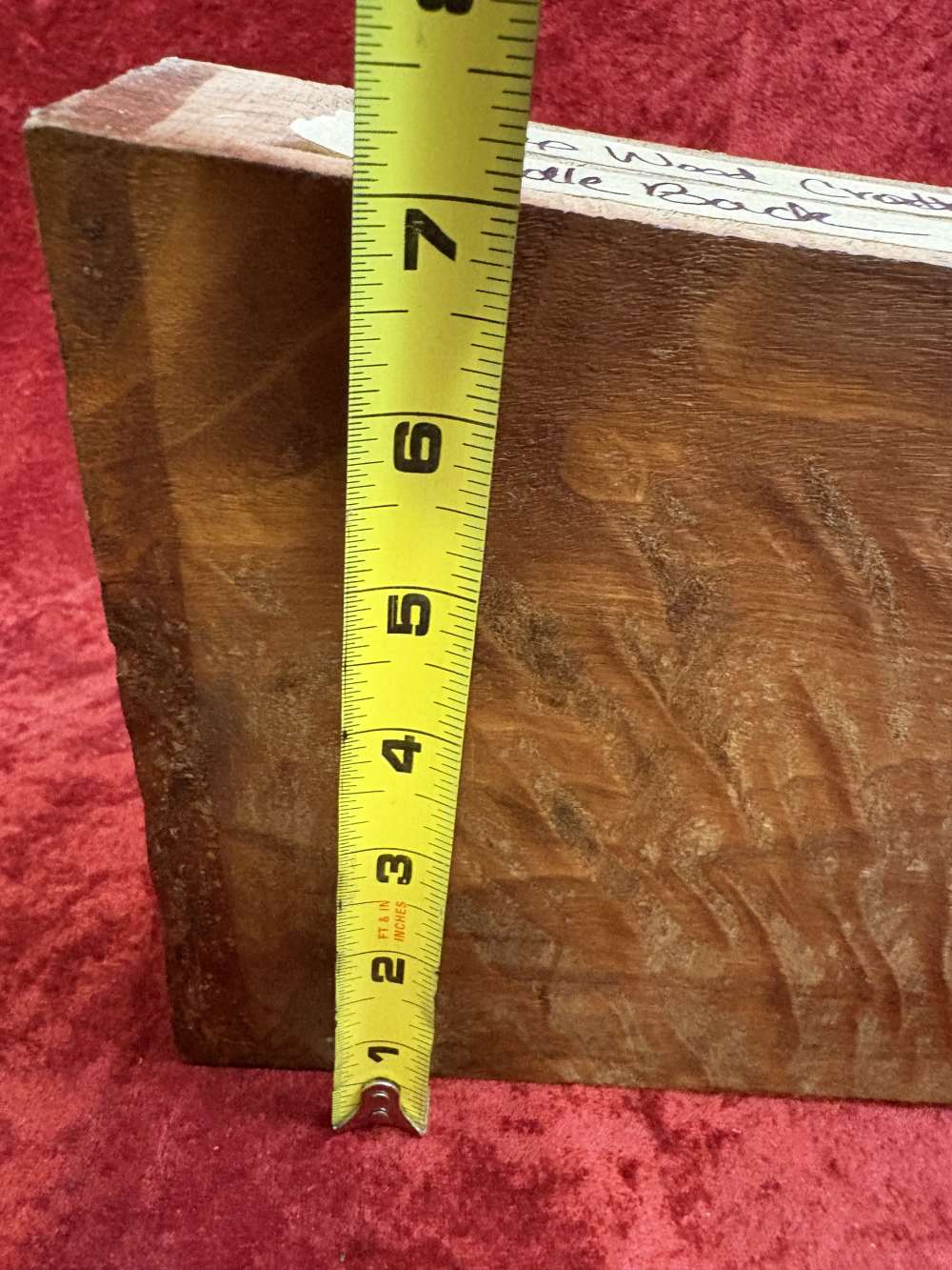 American Black Walnut XX Fancy Fiddleback Stock Blank (A28)-img-4