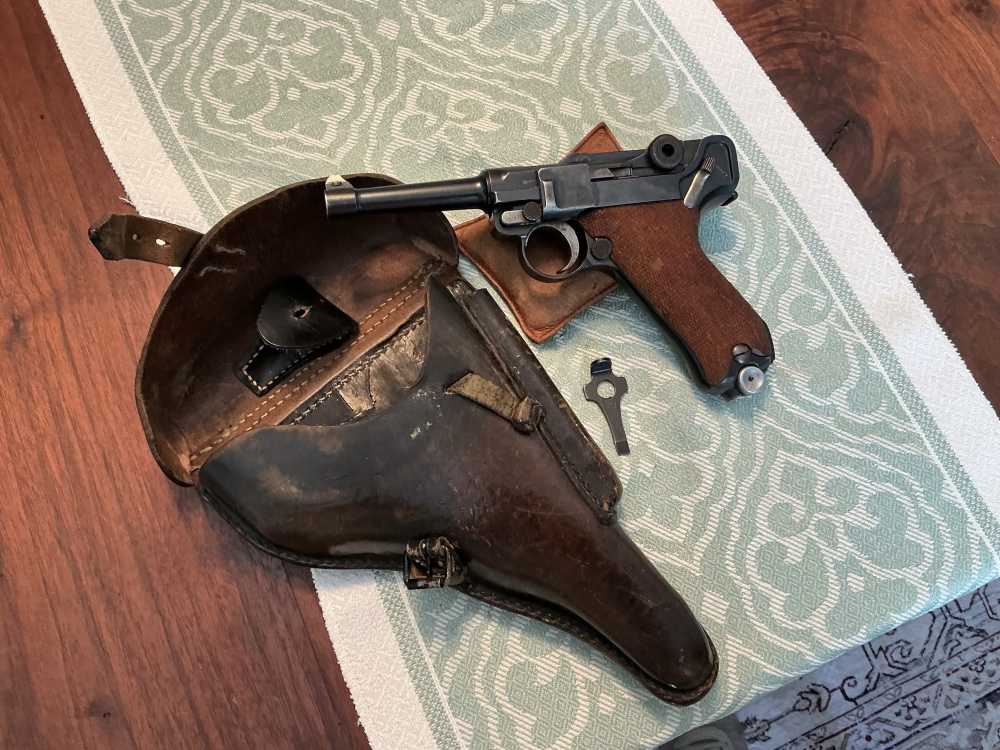 1916 DWM German 9mm Luger WW1 S/N3117 WW2 Bringback Holster Tool & Magazine-img-1