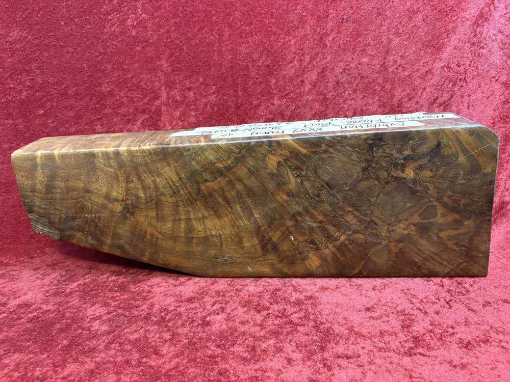 XXXX Fancy American Black Walnut Stock Blank-Awesome Figure & Marble (A26)-img-2
