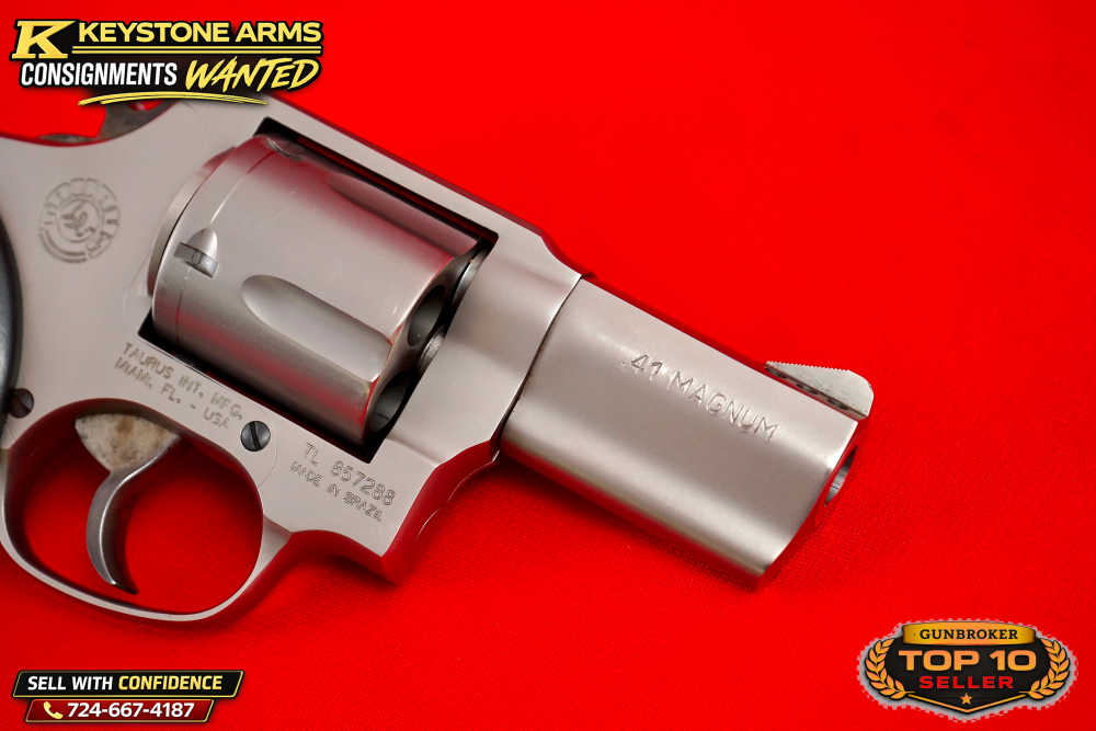 Awesome Taurus 415 Titanium 2.5" .41 Magnum Factory Ported -img-7