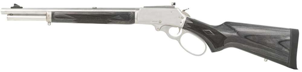 Marlin 1895 Trapper Series 45-70 Govt 16.2 Satin Stainless Black Laminate-img-3