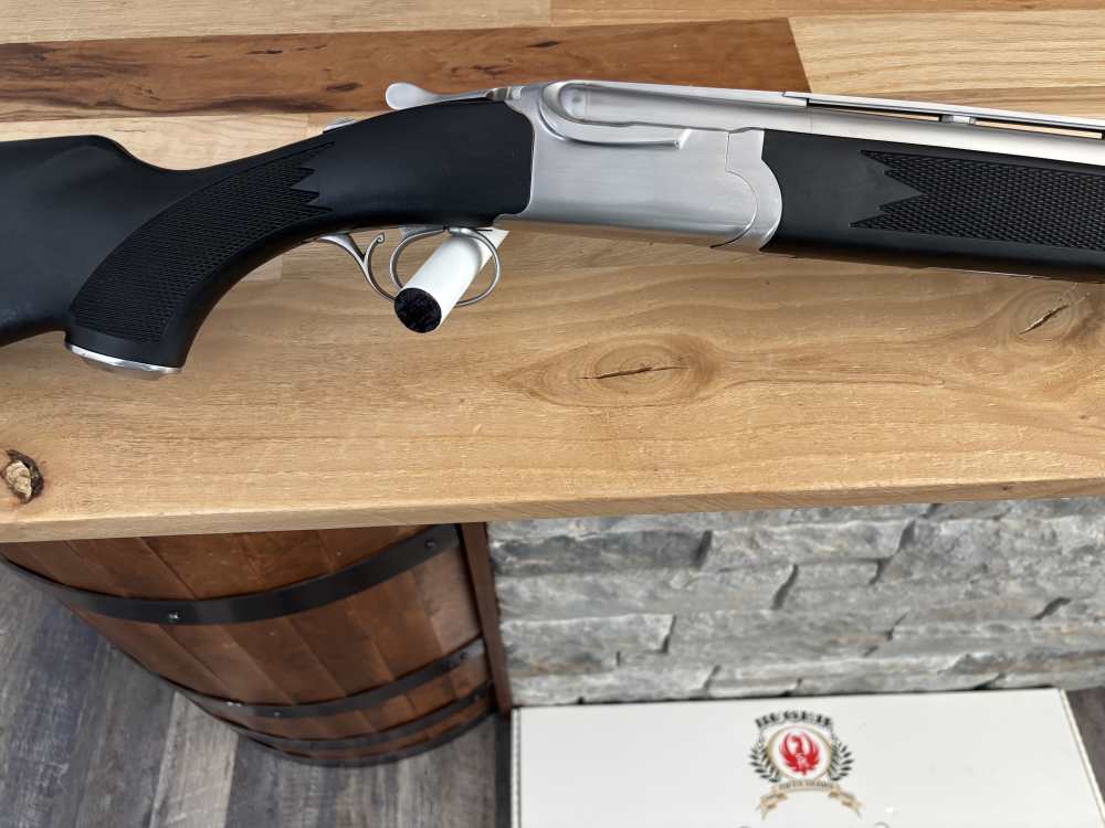 1999 Ruger Red Label 12 gauge over under shotgun STAINLESS STEEL limited 28-img-9