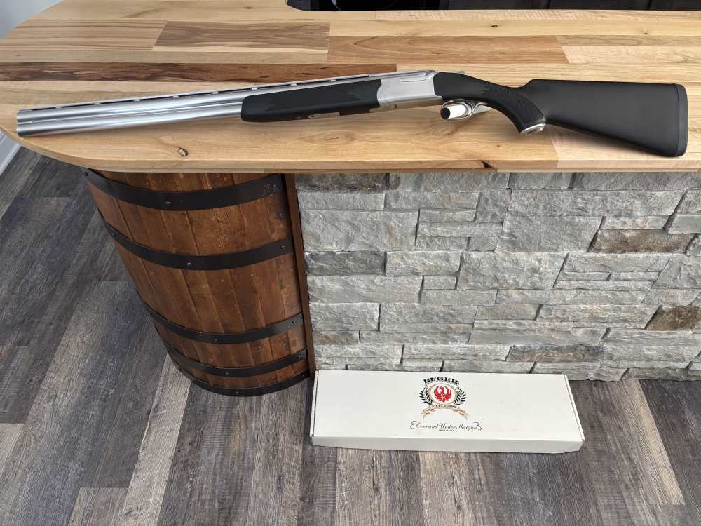 1999 Ruger Red Label 12 gauge over under shotgun STAINLESS STEEL limited 28-img-1