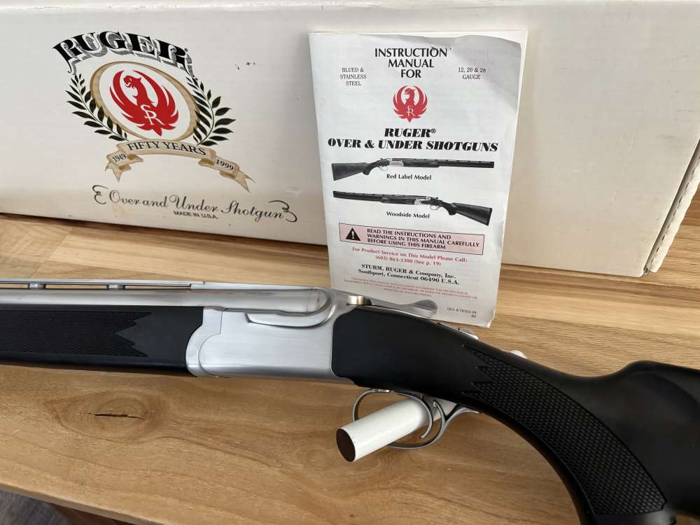 1999 Ruger Red Label 12 gauge over under shotgun STAINLESS STEEL limited 28-img-31