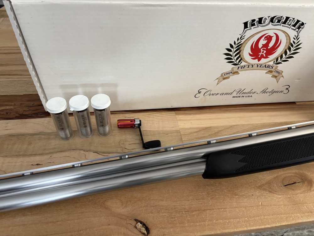 1999 Ruger Red Label 12 gauge over under shotgun STAINLESS STEEL limited 28-img-32