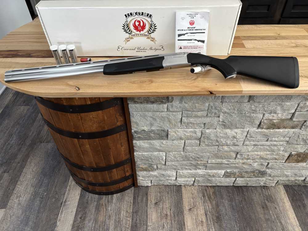 1999 Ruger Red Label 12 gauge over under shotgun STAINLESS STEEL limited 28-img-0
