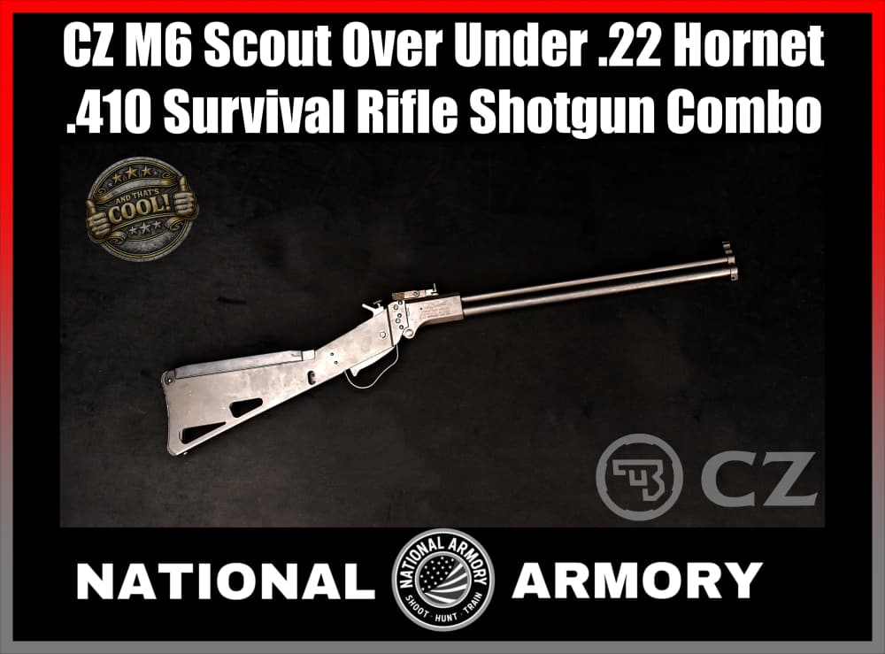 CZ M6 Scout Aircrew Survival TD .22 Hornet/.410 GA Over Under Combo-img-0