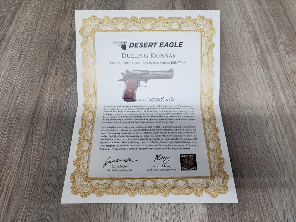 Magnum Research Desert Eagle Dueling Katanas 50AE-img-11
