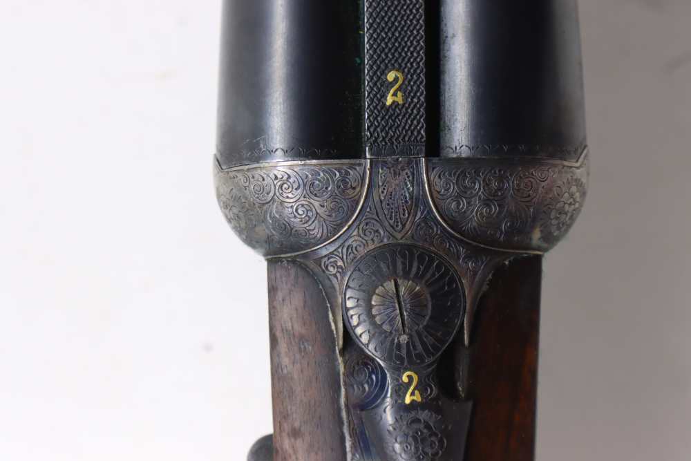 Garbi 103A Full Sidelock Pair 12ga 28" SK2/IM Left Hand Cased #24080291-img-23