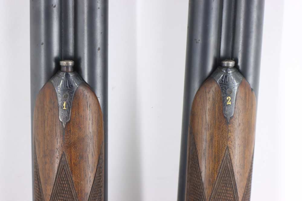 Garbi 103A Full Sidelock Pair 12ga 28" SK2/IM Left Hand Cased #24080291-img-1