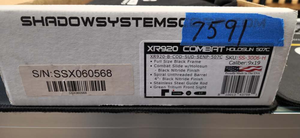 NEW Shadow Systems XR920 9MM 4" 17rd G45 Holosun 507C-img-3