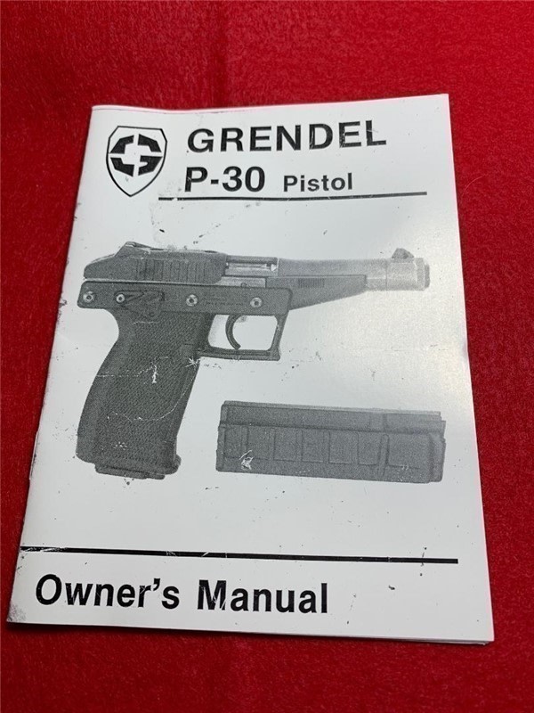 Grendel Owner Manual For P-30 -img-0