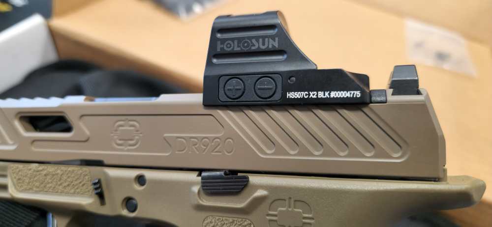 NEW Shadow Systems DR920 FDE 9x19 4.5" Threaded G17 Holosun 507C-img-1