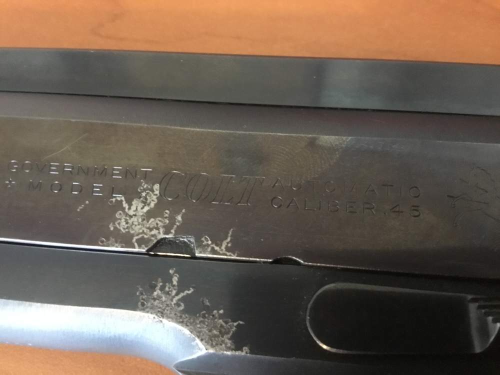 GILES Custom Colt 1911A1 Commercial Government Model 45ACP 1967-img-1